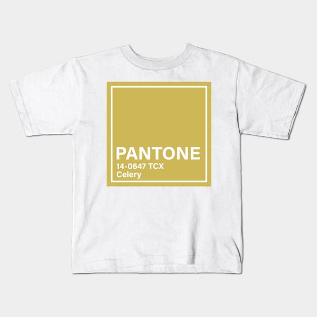 pantone 14-0647 TCX Celery Kids T-Shirt by princessmi-com